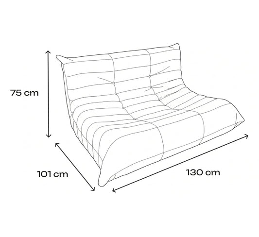 French Two-Seater Sofa | McKenzie