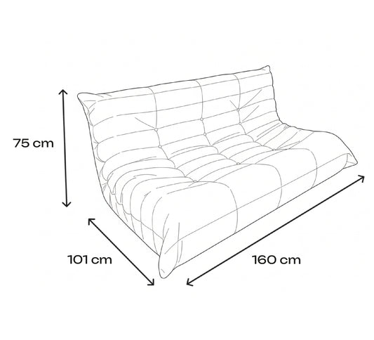 French Three-Seater Sofa | McKenzie