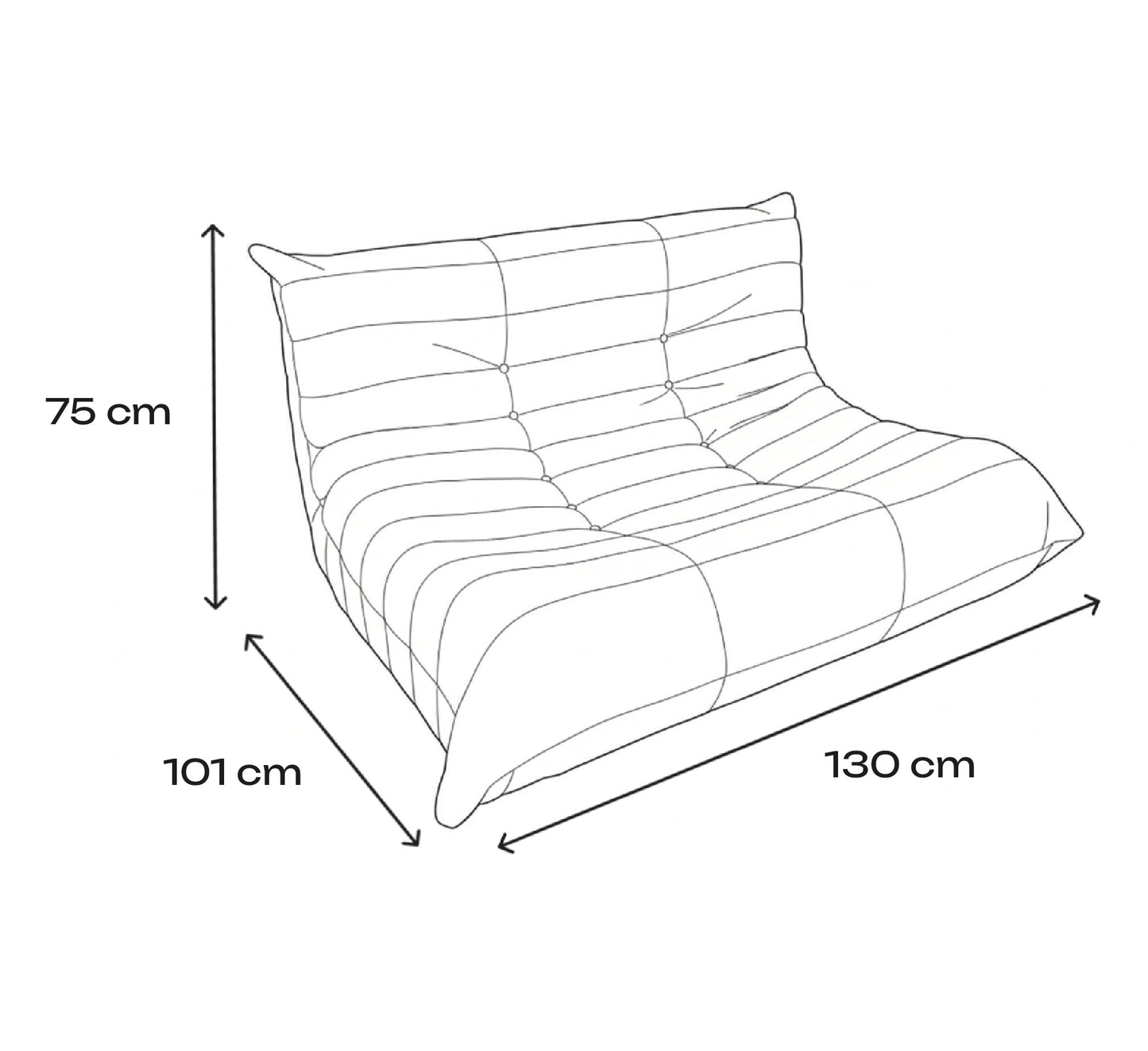 Двухместный диван «Француз» | McKenzie